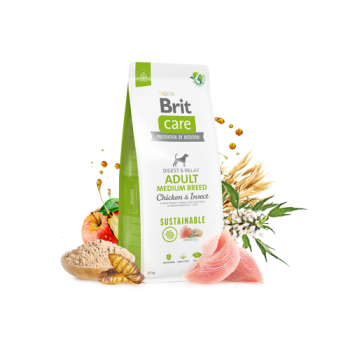 BRIT CARE ΣΚΥΛΟΥ SUSTAINABLE ADULT MEDIUM ΚΟΤΟΠΟΥΛΟ 12kg BRIT CARE ΣΚΥΛΟΥ SUSTAINABLE ADULT MEDIUM ΚΟΤΟΠΟΥΛΟ 12kg